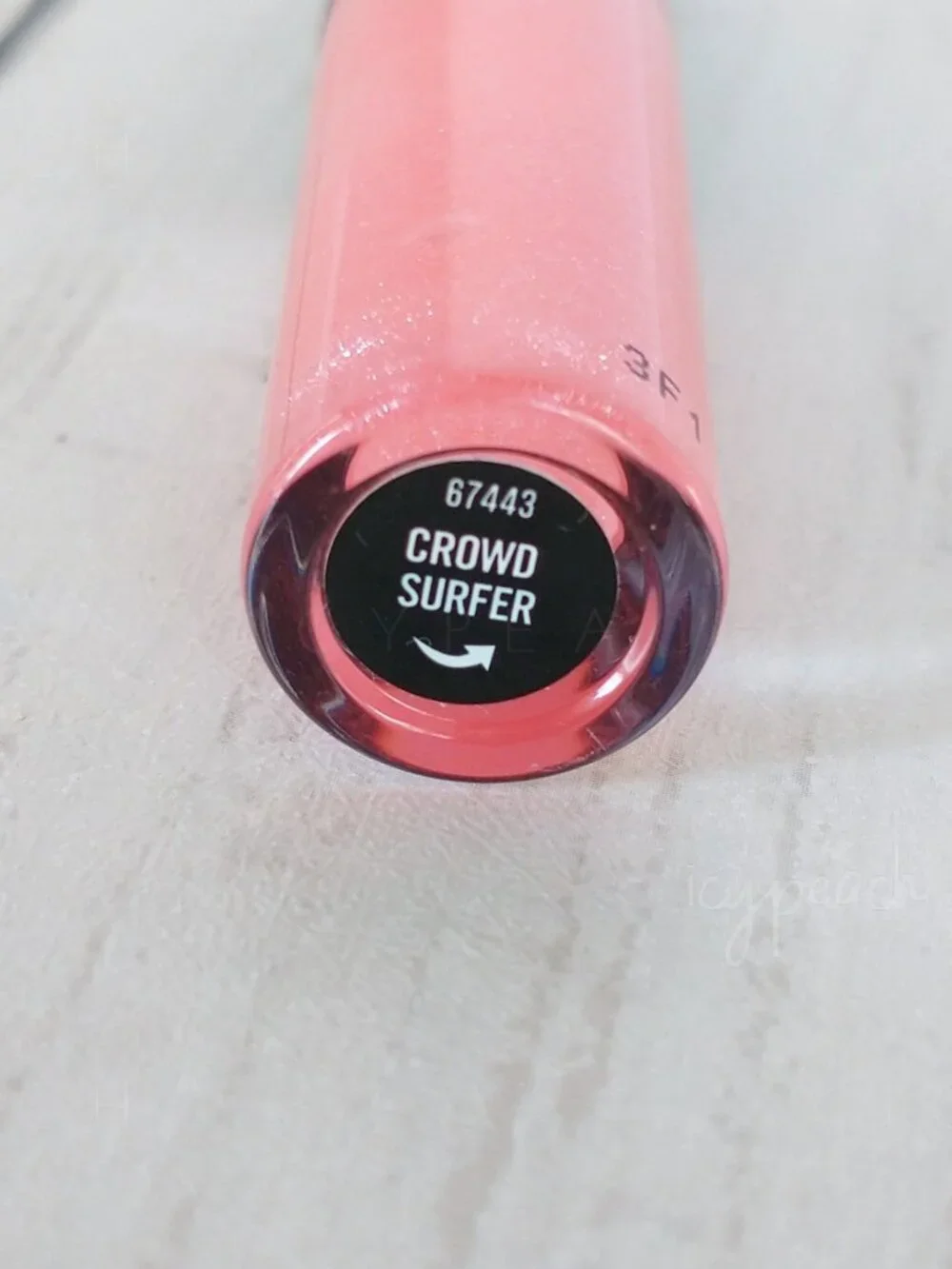 bareMinerals Crowd Surfer Lip Gloss New 2.25ml/.07oz Travel Coastal Chic Preppy